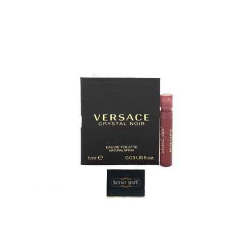 versace crystal noir sample